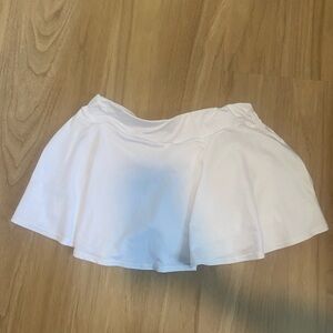 White Flared Skirt